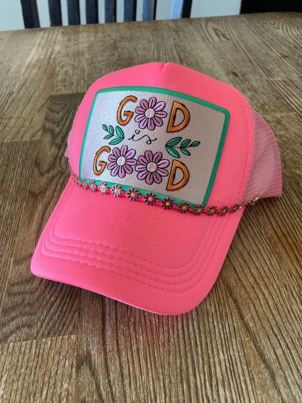 God is Good Women’s Hats, Women's Bling Rhinestone Trucker